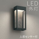 屋外 照明 外灯 玄関 照明 玄関照明 ブラケット ライト センサーライト 電気 LED 壁掛け ライト おしゃれ 外 明かり 人感センサー付【LED一体型】 ...