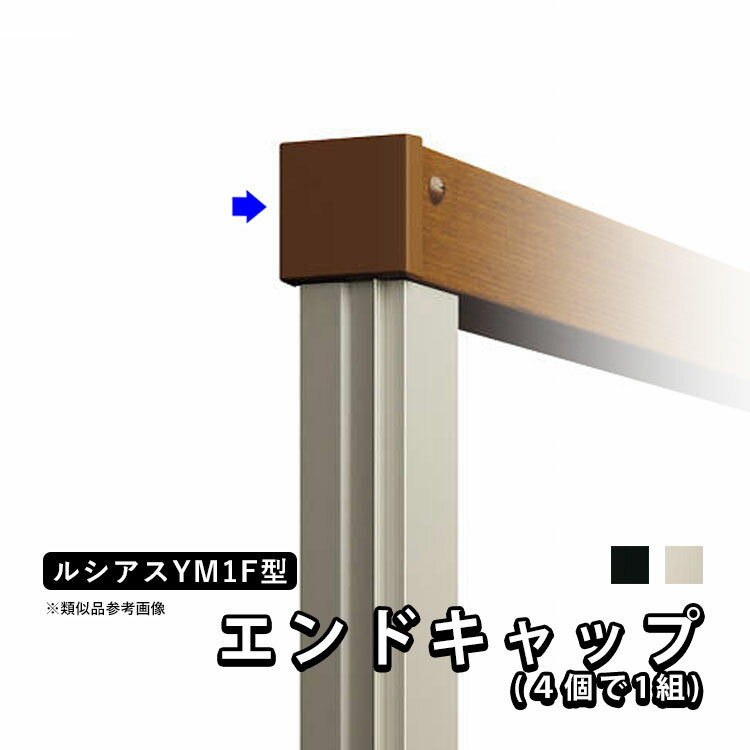 フェンス エンドキャップ 端部キャップ 小口キャップ 保護キャップ キャップ オプション DIY 外構 YKK ルシアスフェンス用 ルシアスフェンス YM1F型用 目隠しフェンス 目隠し フェンス 部品 部材【1セット：4個入り】【全国送料無料】