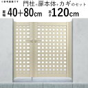 門扉 親子開き 門 アルミ 門扉 DIY アルミ門扉 シンプレオ 門扉 11型 親子開き 040812 扉幅40cm+80cm×高さ120cm 全幅1406mm...