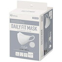 本州四国送料無料 DAILY FIT MASK 立体 ふつうサイズ ホワイト 30枚入 4967576646550 