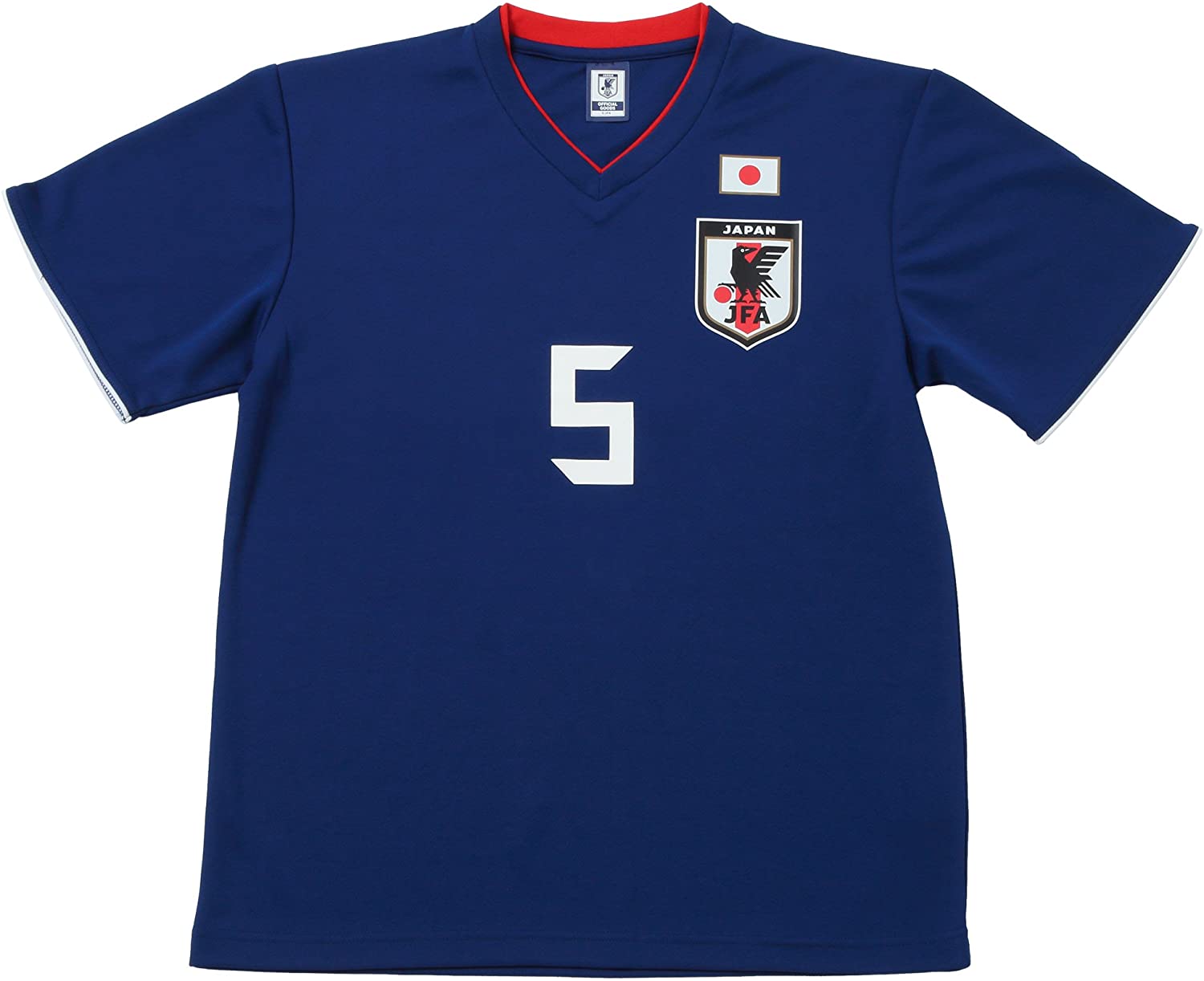 JFA サッカー日本代表 2018年 プレーヤーズTシャツ 長友 佑都 No.5 O-029 Eイ5通販 サッカー 用品 セール
