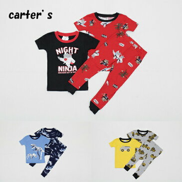 【最大70％off】 アウトレット carter's カーターズ キッズ 上下セット Tシャツ＆パンツ 3点セット パジャマ 夏 #654704 P159P