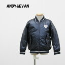  アウトレット ANDY&EVAN キッズ アウター 中綿入り ガールズジャケット 裏フェイクファー 秋 冬 #23762 P288サ