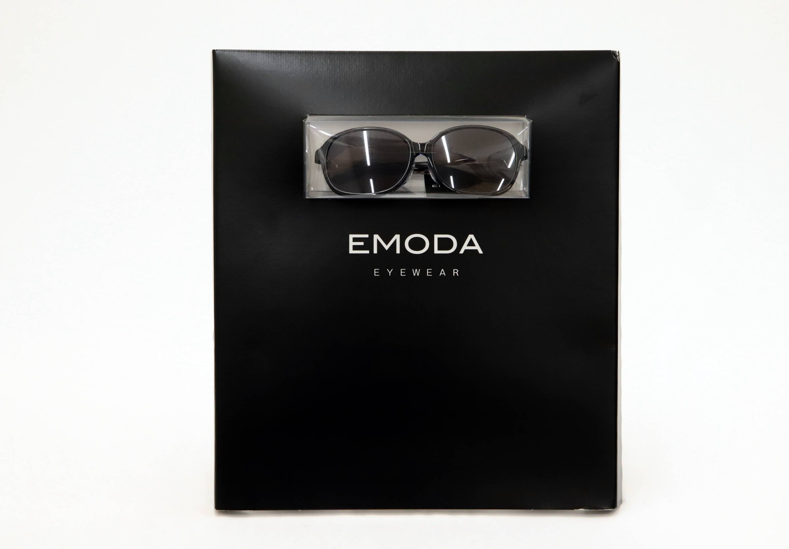 【ポイント最大50倍以上アップ】 EMODA エモダ EYEWEAR レディース サングラス ファッション用グラス EMD-415 べっ甲柄 茶色 Fア3