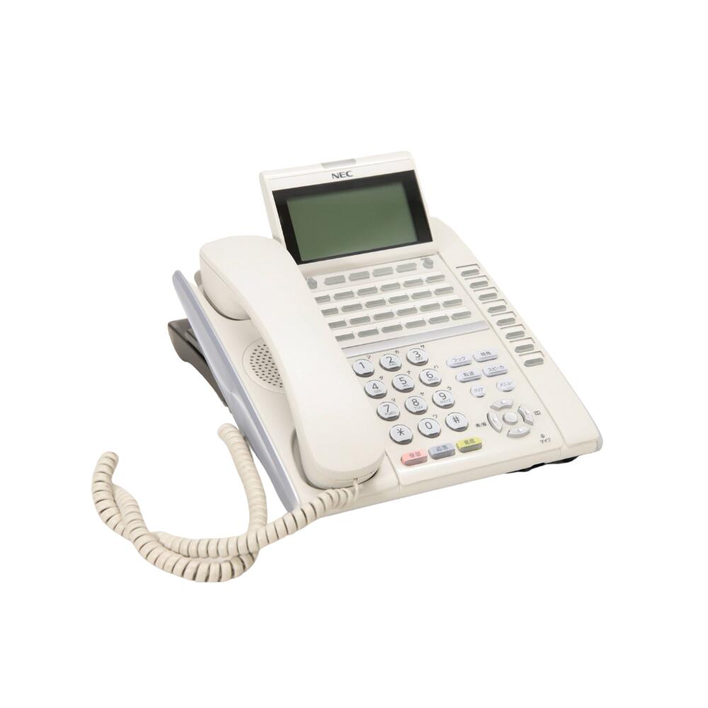 【送料無料】中古品 NEC ITZ-32D-2D(WH) ビジネスフォン TEL 32ボタン IP多機能電話機 白 I