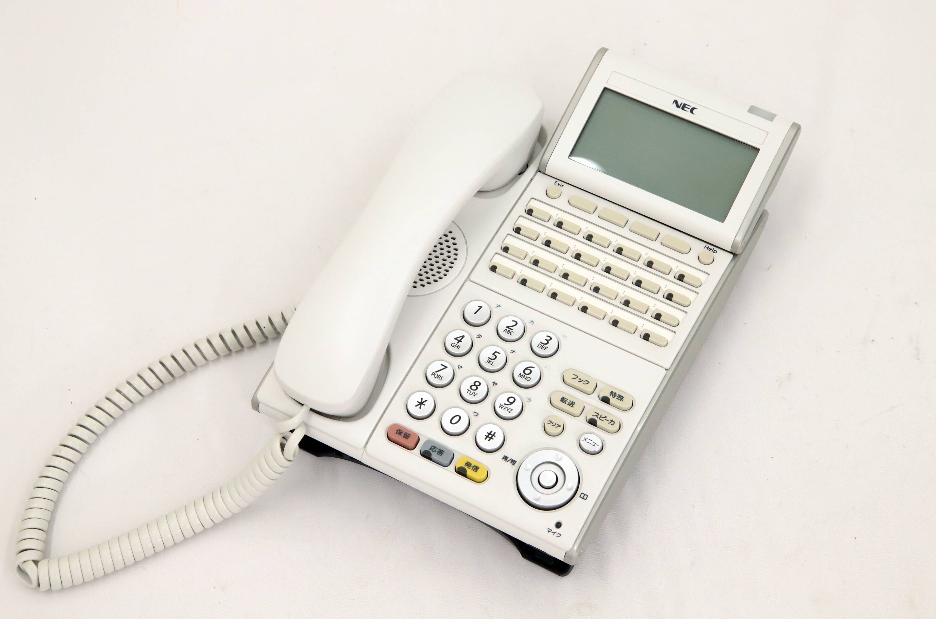 【送料無料】 中古 NEC DTL-24D-1D(WH)TEL ビジネスフォン TEL AspireX DT300 24ボタンデジタル多機能電話機