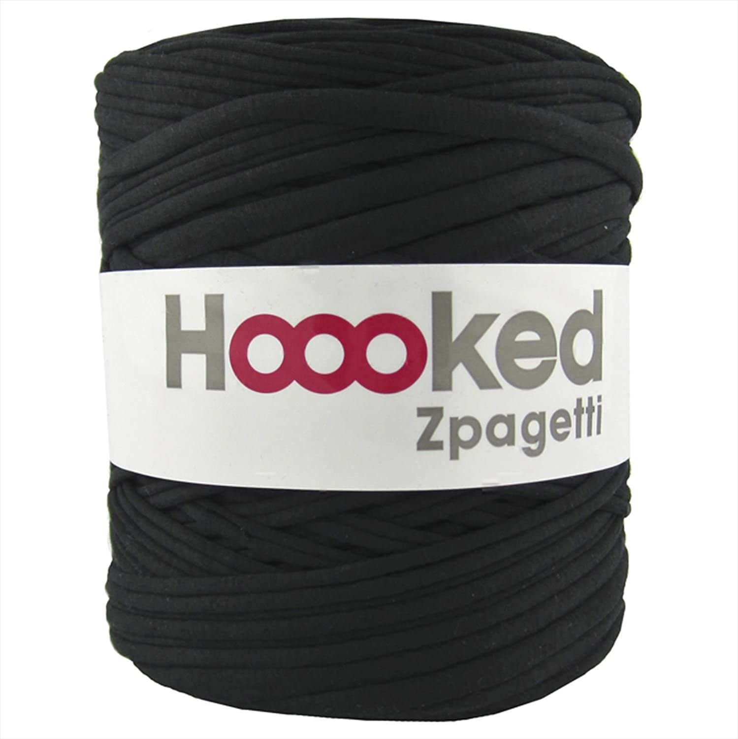 【ポイント最大20倍】 DMC Hoooked Zpagetti フックドゥ ズパゲッティ 超極太 800Black ブラック 約 120m