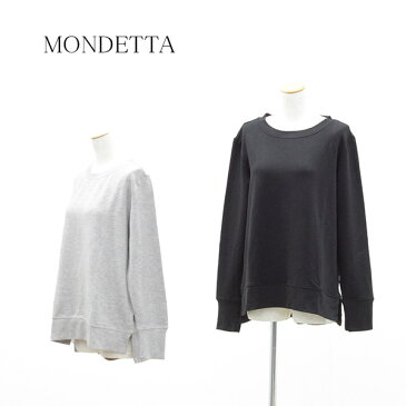 最大70％off アウトレット MONDETTA モンデッタ レディース トップス ロングスリーブチュニック 裏起毛 秋 #1493788 P376ネ