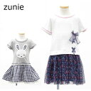 送料無料 アウトレット zunie キッズ ワンピース 半袖チュール 春夏 #592737 P616