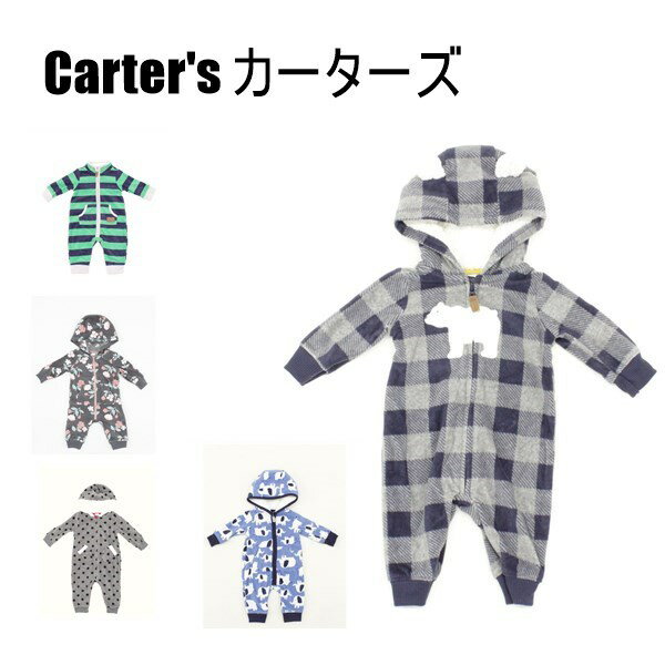 送料無料 アウトレット Carter 039 s カーターズ キッズ ルームウェア フード付き ベビー ロンパース 秋冬 959010 P721L