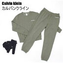 送料無料 アウトレット Calvin klein　カルバンクライン レディース ルームウェア 裏起毛 カジュアルウェア 2点セット パジャマ 秋冬 #1609297 WP188