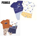 送料無料 アウトレット PEKKLE キッズ ルームウェア ベビー ボーイズ 上下4点セット Tシャツ 春夏 #1572798 P796
