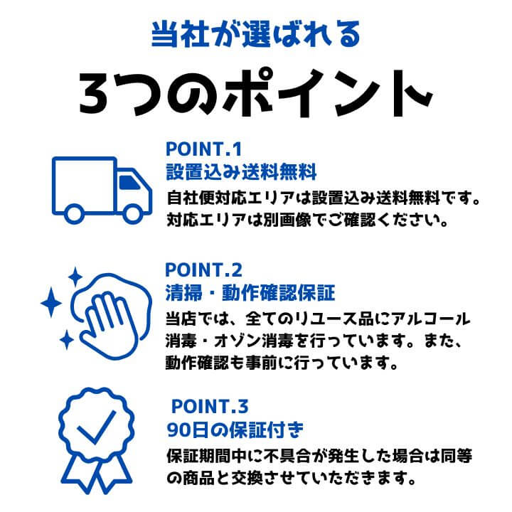 KaNZaBuRoの【送料無料】 2人暮らし 中古 家電セット 冷蔵庫 洗濯機 電子レンジ 炊飯器 4点セット｜アングル2