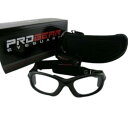 【送料無料】展示品 PROGEAR EYEGUARD プロギア アイガード スポーツ専用 テンプルバージョン S1010 SメタリックブラックS 6～10歳用J2D