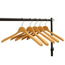 【最大70%off】美品 ナカタ NAKATA 木製ハンガー 5本セット シャツハンガー 沖縄・離島 配送不可 併 C2B