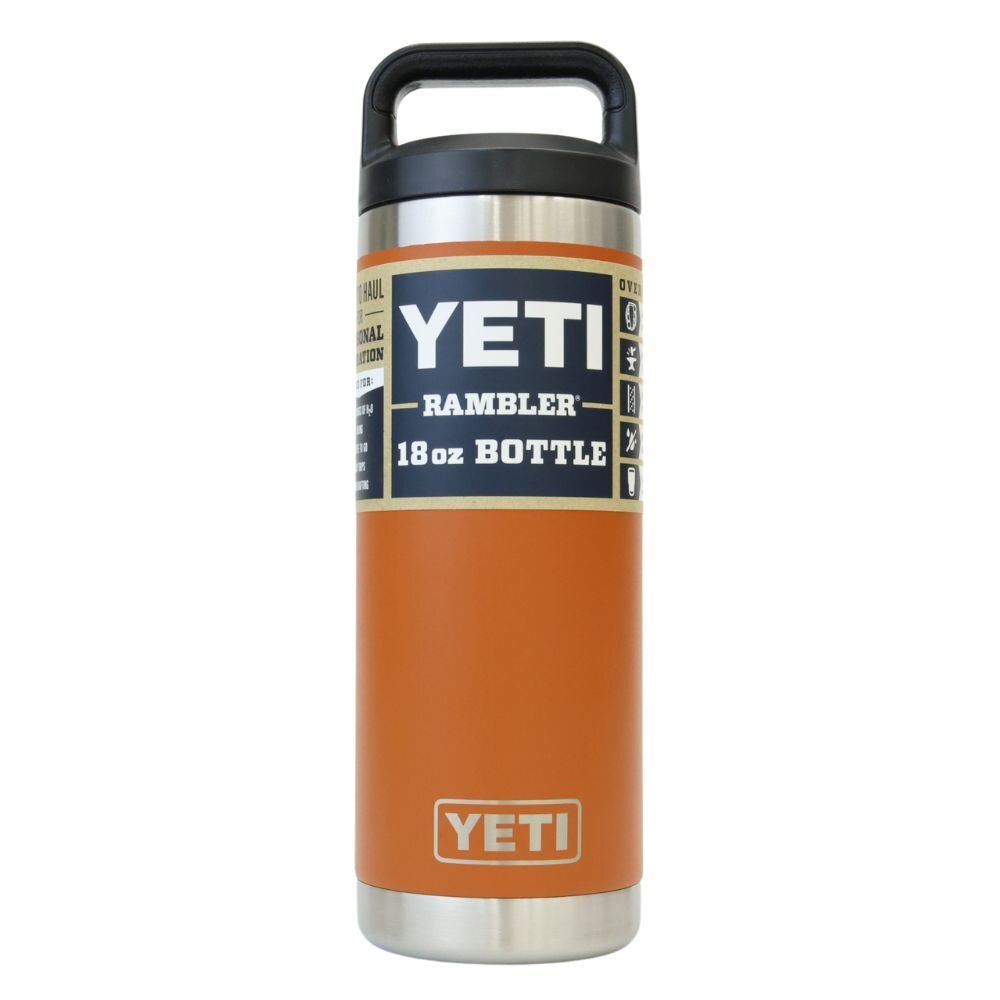 【送料無料】展示未使用品 YETI イエティ ランブラー 18オンス ボトル クレイカラー アウトドア キャンプ用品 水筒 沖縄・離島 配送不可 併 Iア3