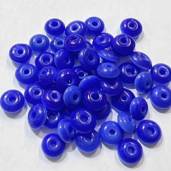 【在庫限り】ディスク型ビーズ 約48個入 【KN】 ビーズ アクセサリー 手芸