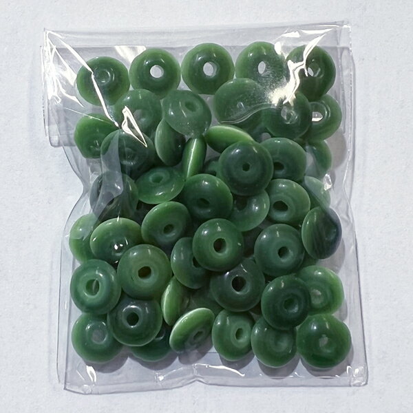 【在庫限り】ディスク型ビーズ 約48個入 【KN】 ビーズ アクセサリー 手芸