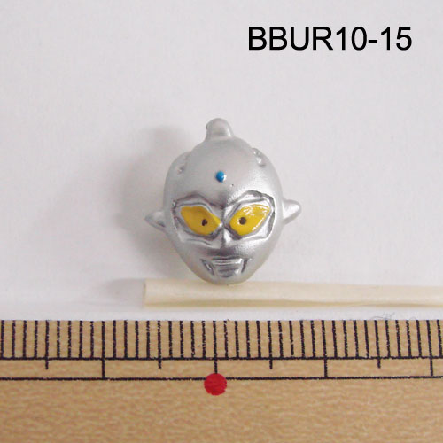 Other - 【在庫限り】 ウルトラマンボタン 15mm BBUR10-15 【RN】3F ウルトラヒーロー キャラクター ぼたん 手芸