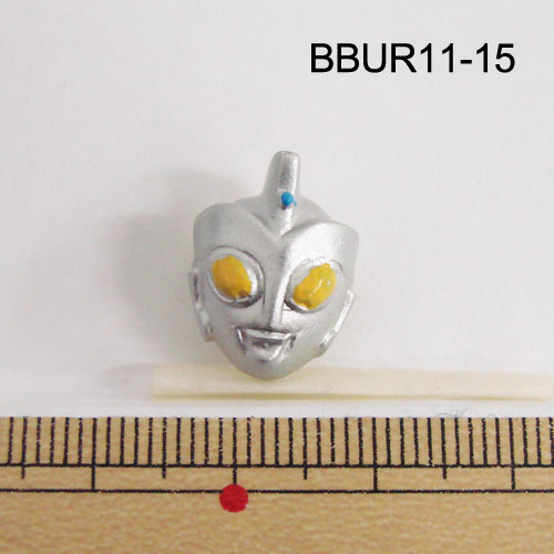 【在庫限り】 ウルトラマンボタン 15mm BBUR11-15 【RN】3F ウルトラヒーロー キャラクター ぼたん 手芸