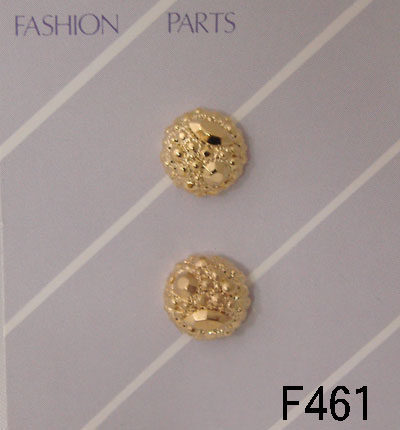 Button - 在庫処分 ワンタッチポイントf461 【KN】 3F アクセサリー ポイント ニット ハンドメイド 金 ゴールド