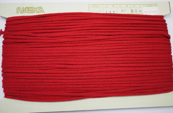 在庫処分 NASKA ファッションコード #400 col.57 約4mm 長さ約44m【KN】アクリルロープ 手紐 巾着