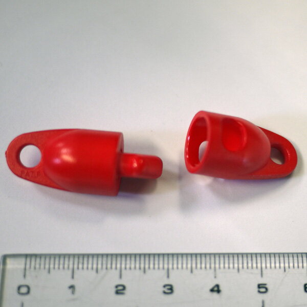 店頭在庫品 コードジョイント B4 朱赤 30mm【KN】1個