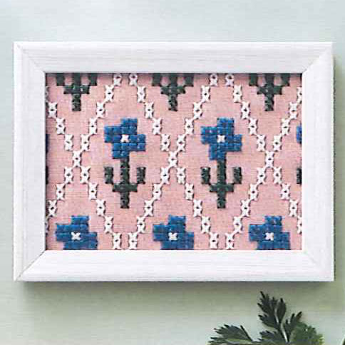 はじめてでもかんたん 刺しゅうキット No.522102 ワスレナグサ【KY】 ルシアン コスモ naitou クロスステッチ