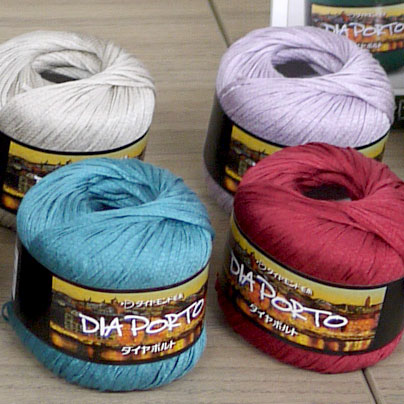 ダイヤ ポルト ダイヤモンド毛糸 【KN】 サマーヤーン 毛糸 編み物 極太 リリヤーン テープヤーン