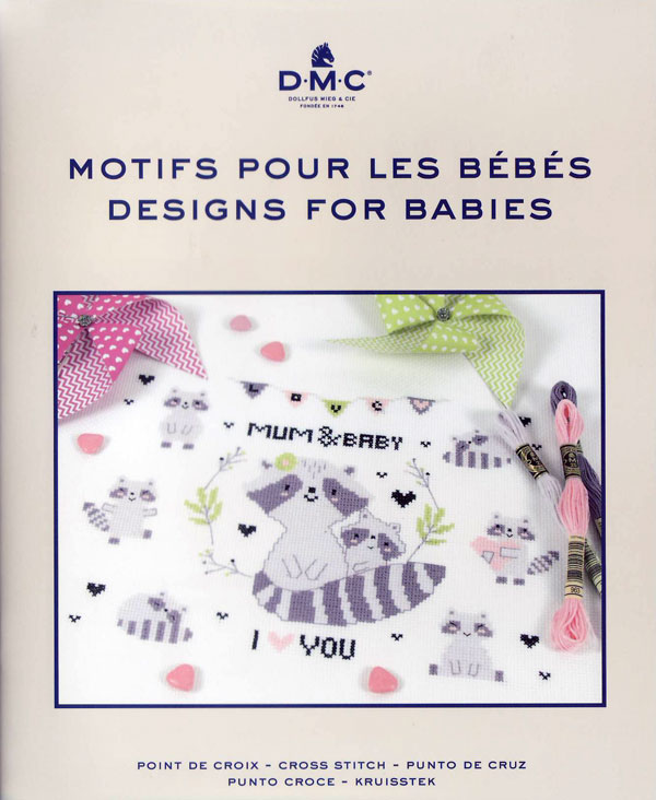 本 DMC クロスステッチ 図案集 BEBE ベイビー 15757/22 【KN】 MOTIFS POUR LES BEBES DESIGNS FOR BABIES