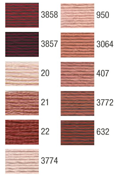 DMC 25番糸 色17-b （品番117＃25） 刺しゅう糸 【KY】