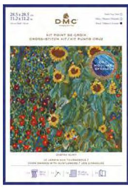 DMC 刺しゅうキット BK1812 Klimt FARM GARDEN WITH SUNFLOWERS  GUSTAV KLIMT グスタフ・クリムト クロスステッチ amazon