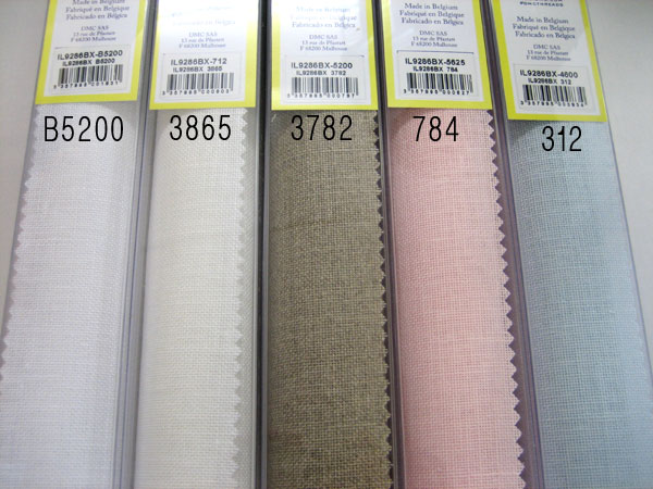 DMC 刺繍布 リネン 28カウント（110目） IL9286BX 【KY】 刺しゅう布 38.1×45.7cm ...