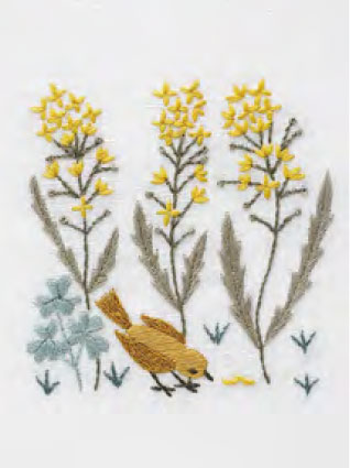 DMC 刺しゅうキット JPT53 春風に誘われて－3月－ 【KY】 マカベアリス 12ヶ月のモチーフと生きものた..