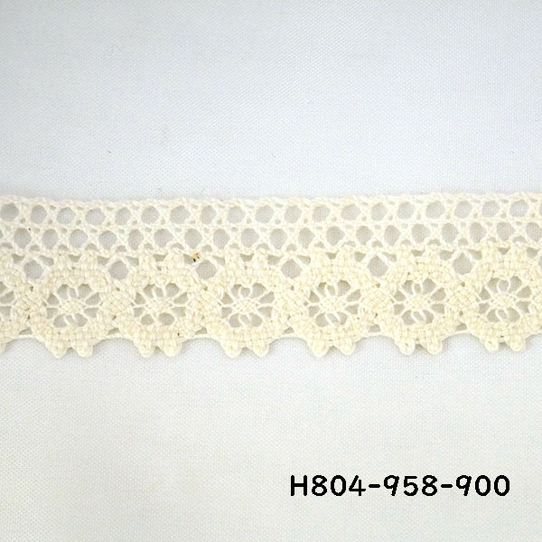 在庫処分 トーションレース200B H804-958-900 幅2cm 長さ1950cm ハマナカ 【KN】2F-C 19m50cm 手芸用レース 在庫限り ・