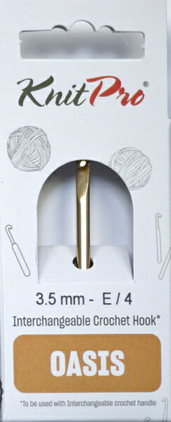 ニットプロ オアシス交換可能なかぎ針編み針先 3.50mm 30964 【KN】編み物 かぎ針 手編み