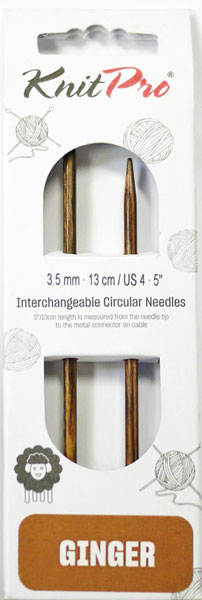 ニットプロ ginger 付け替え式 輪針 針先 3.50mm（5号-0.1mm） 31203  編み物 手あみ