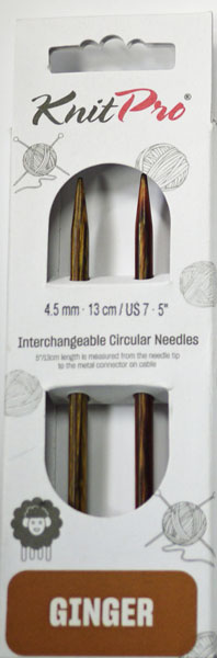 ニットプロ ginger 付け替え式 輪針 針先 4.50mm（8号） 31206 【KN】 編み物 手あみ