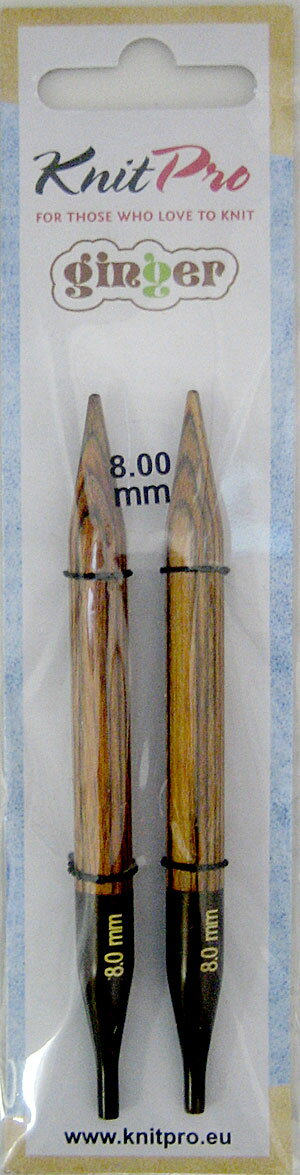 ニットプロ ginger 付け替え式 輪針 40cm・50cm用 針先 8.00mm (31232)  ジャンボ 編み物 編み針 8mm