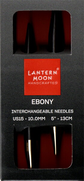 LANTERN MOON 付け替え式 輪針 黒檀 針先 10.0mm 350134 【KN】24金メッキ 編み物 手あみ 編み針 ニットプロ ランタンムーン