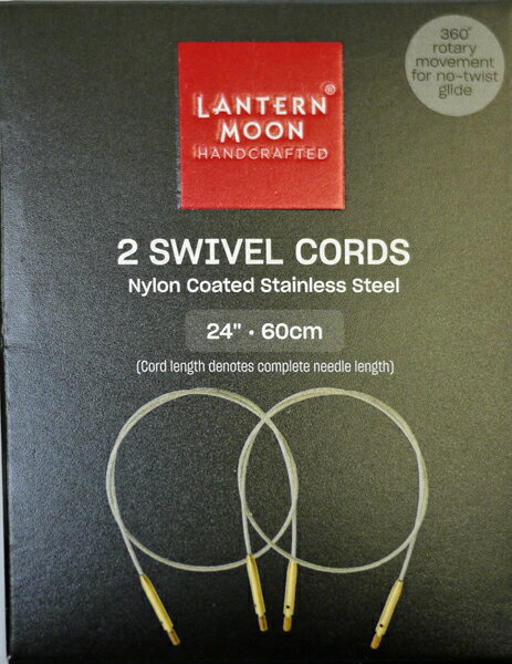 ランタンムーン 付け替え式 輪針用ケーブル 60cm用 2本入 350603 【KN】 編み物 手あみ 木製ケーブルキー、エンドキャップ付