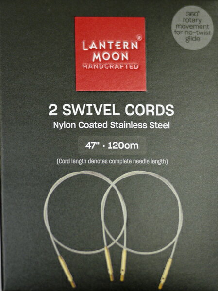 ランタンムーン 付け替え式 輪針用ケーブル 120cm用 2本入 350606 【KN】 編み物 手あみ 木製ケーブル..