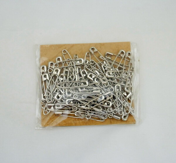 在庫限り 安全ピン 20mm 90個入 シルバー【KN】2J NO.00