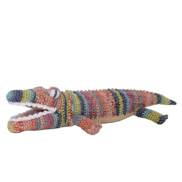 キット ワニのメイソン HT-19 内藤商事 【KN】 編みぐるみ あみぐるみ 毛糸 編み物 エルタデザイン HT19のサムネイル