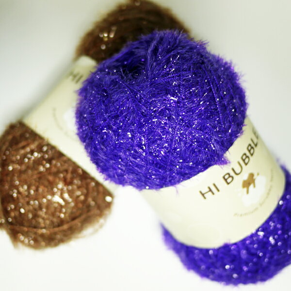 在庫限り ハイバブル タワシ用毛糸 色B 内藤商事 【KN】 毛糸 編み物 並太 ポリエステル エコタワシ