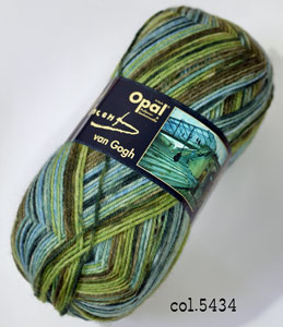 Opal オパール 5434 ヴァン・ゴッホ 4ply 【KN】ゴッホの寝室 毛糸 編み物 靴下
