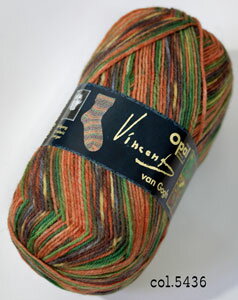 Opal オパール 5436 ヴァン・ゴッホ 4ply 【KN】ゴッホの寝室 毛糸 編み物 靴下