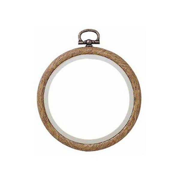 おしゃれフープ P-113 木目 内径約7.7cm オリムパス 【KY】 刺しゅう 額