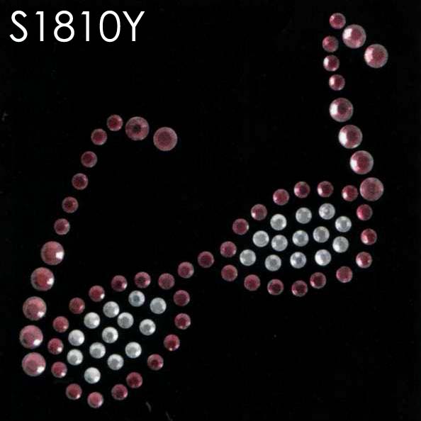 在庫限り クリスタルシート S めがね S1810Y 2F-B 【KN】 リメイク 手芸 グラス 眼鏡
