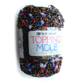 在庫限り トッピングモール リッチモア 【KN】 2X サマーヤーン ・ 毛糸 編み物 ポンポン ボンテン